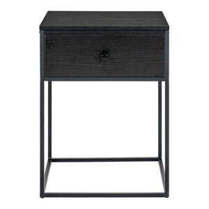 Čierny nočný stolík Vita – House Nordic