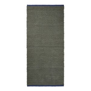 Tmavozelený jutový behúň 70x150 cm Notes – Mette Ditmer Denmark