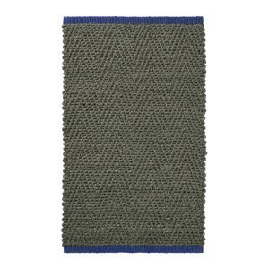 Tmavozelený jutový koberec 50x80 cm Notes – Mette Ditmer Denmark