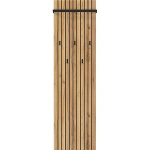 Nástenný vešiak v dekore duba v prírodnej farbe 46 cm Libbiano – Germania