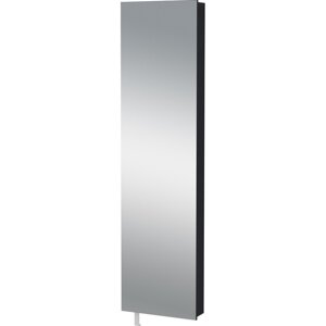 Antracitová predsieňová skrinka 50x195x18 cm Rotary – Germania