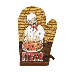 Chňapka kuchynská, Pizza, béžová