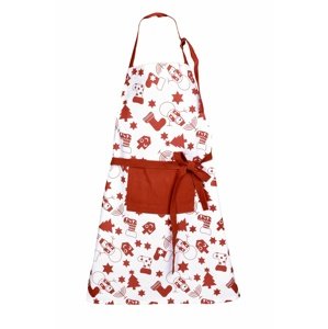 Zástera detská, Mikuláš, červená, 50 x 70 cm