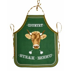 Zástera kuchynská, Steak Menu, zelená
