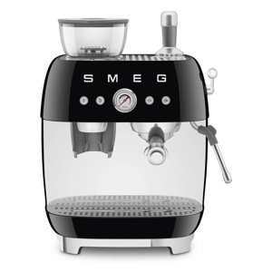 SMEG 50's Retro Style pákový kávovar EGF03 s mlynčekom na kávu, 2 šálky, čierny - Smeg