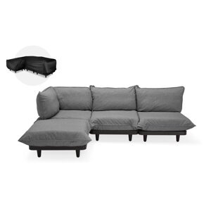 Záhradná sedacia súprava paletti set large, viac variantov - Fatboy Farba: rock grey