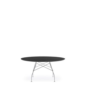 Jedálenský stôl GLOSSY XXL, viac variantov - Kartell Farba: Černá Marquina / Chrom