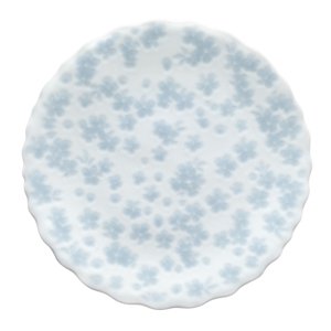 Modrý dezertný tanier 13 cm kolekcia Slåpeblom - Wik & Walsøe