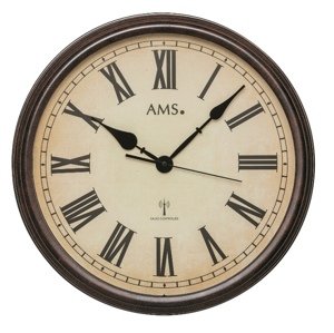 Nástenné hodiny 5977 AMS riadené rádiovým signálom 42cm