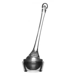 Čajové sitko s miskou SAGAFORM Tea Strainer, transparentné