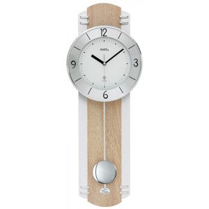 Kyvadlové nástenné hodiny 5291 AMS riadené rádiovým signálom 60cm