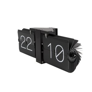 Dizajnové preklápacie hodiny KA5602BK Karlsson 36cm