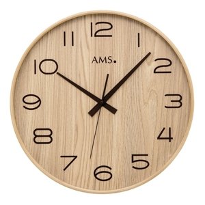 Designové nástenné hodiny 5522 AMS DCF, 40cm