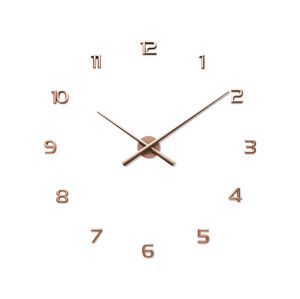 Nalepovacie hodiny LAVVU 3D STICKER Rose Numerals LCT1173