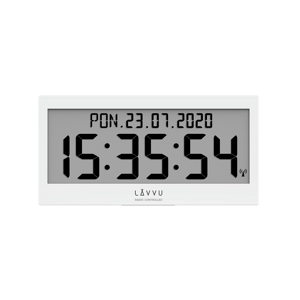 Digitálne hodiny s češtinou LAVVU Modig riadené rádiovým signálom LCX0010 37cm