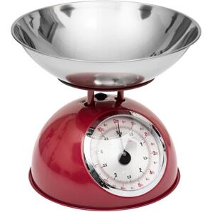 Kuchynská váha 5Five Retro Colors červená, 5kg