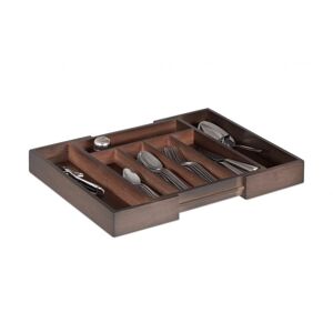 Priehradky na príbory Bamboo tmavohnedé, rozšíriteľné, RD3241