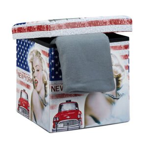 Taburetka s vekom skladacia, rd9050, Marilyn Monroe