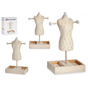 Stojan na šperky figurína Giftdecor 3944, béžový 40cm