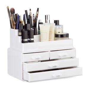 Organizér na make-up so 4 zásuvkami RD23147 biela
