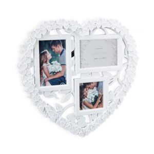Fotorámik na  fotografie srdce RD5624, biela