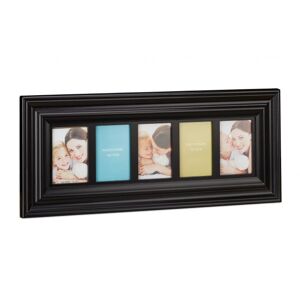 Fotorámik na 5 fotiek, čierny RD30648