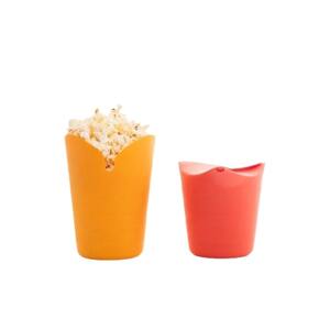 Skladacie silikónové nádoby na popcorn InnovaGoods Popbox 2ks, 3138
