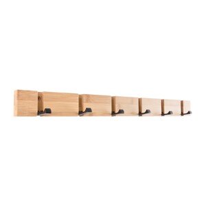 Vešiak na kabáty vyťahovací Present Time PT3976BK, 60cm