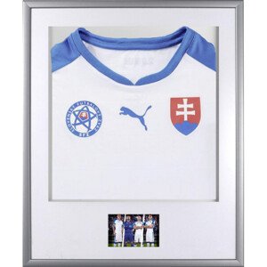 Rám na futbalový dres Falc 5770S, strieborný