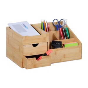 Organizér na stôl s 2 zásuvkami RD48905, bambus