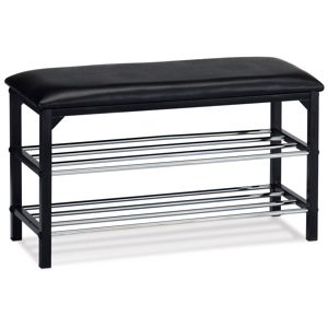 Botník dvojúrovňový Autronic 83168-13 BK, 76cm