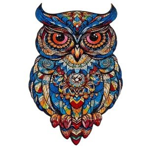 Drevené puzzle Kruzzel 24551
