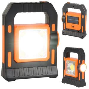 LED turistická baterka, solárna lampa, Verk 12290
