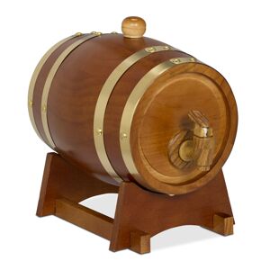 Drevený sud na uskladnenie alkoholu, RD49122 hnedá