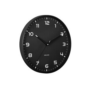 Nástenné hodiny Orgullo Karlsson KA6053BK, 40cm
