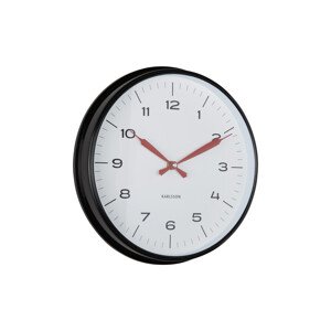 Nástenné hodiny Modern Factory Karlsson KA6056BK, 30cm