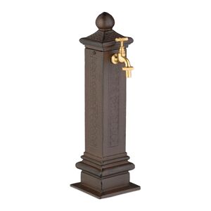 Starožitná stojaca fontána 47cm RD50835, hnedá