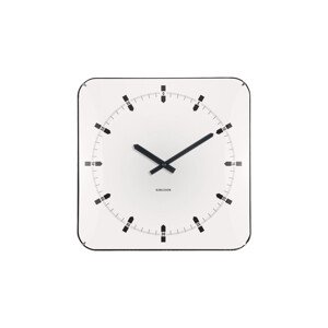 Nástenné hodiny Sucinto Dome Square Karlsson KA6085WH, 35cm