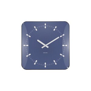 Nástenné hodiny Sucinto Dome Square Karlsson KA6085BL, 35cm