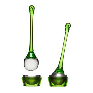 Čajové sitko s miskou SAGAFORM Tea Strainer, zelené