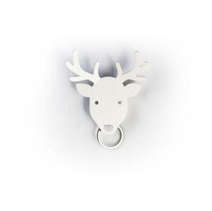 Vešiačik na kľúče Qualy Deer Key Holder, jeleň biely