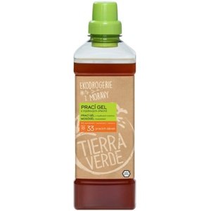 Tierra Verde Prací gél z mydlových orechov s BIO pomarančovou silicou, 1 l, 1 l