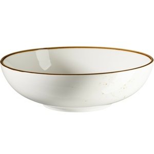 Mäser Miska Pintar Biele hnedé bodky 22 cm, 22 cm