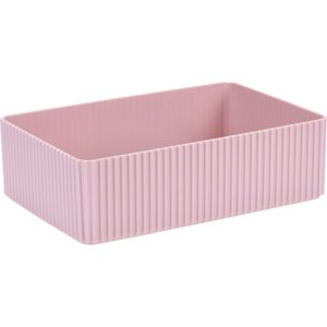 Organizér na kozmetiku Pruh ružový, 21 x 6 x 14 cm