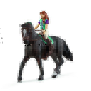 Schleich 42516 Hnědovláska Lisa a kůň Storm