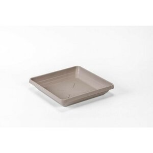 Kvetináč Plastia Lotus 60 x 60, svetlosivý