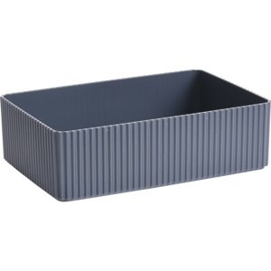 Kozmetický organizér Stripe sivý, 21 x 6 x 14 cm