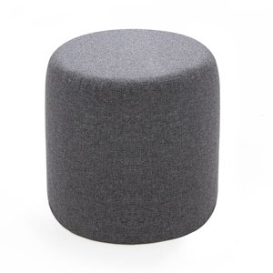 Taburetka Silindir Pouf Anthracite
