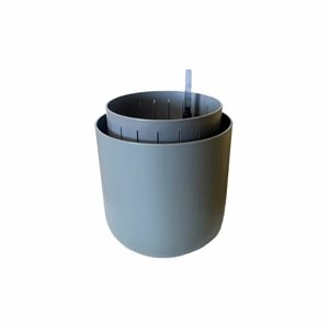 Plastia Samozavlažovací kvetináč Tolita Air sivý ,priemer 19 cm