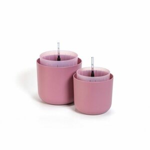 Plastia Samozavlažovací kvetináč Tolita Air ružový, priemer 19 cm